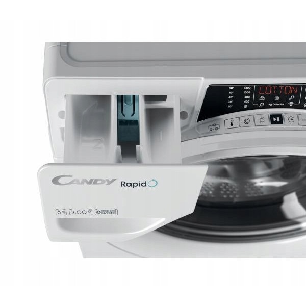 Masina de spalat rufe Candy RO 1486DWME/1-S, 8kg, 1400 rpm, alb