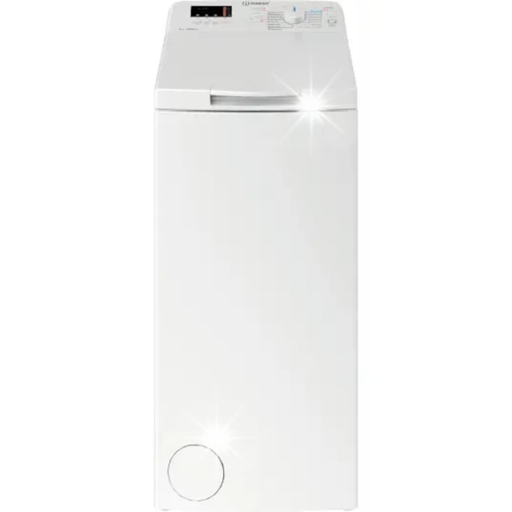 Пералня Indesit BTW S50400 PL/N, 5кг, 1000об/мин, бяла, 60x40x90см