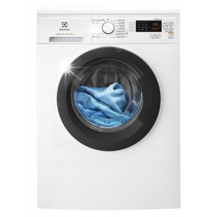 Пералня Electrolux EW2FN684SP, 8 кг, 1400 об/мин, бяла, 54x59,7x84,7 см