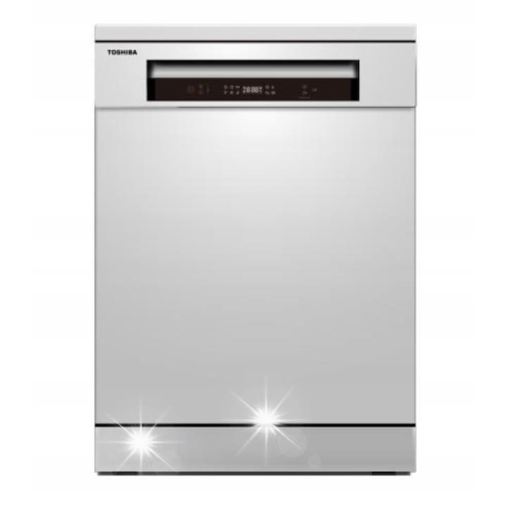 Masina de spalat vase TOSHIBA DW-14F5EE, 14 seturi, 47 dB, alb, 84.5x59.8x60cm