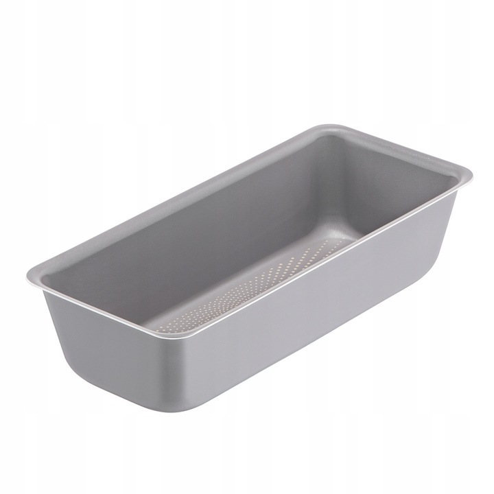 Tava de copt TEFAL Halo 26cm, rectangulara, aluminiu, neaderenta, gri