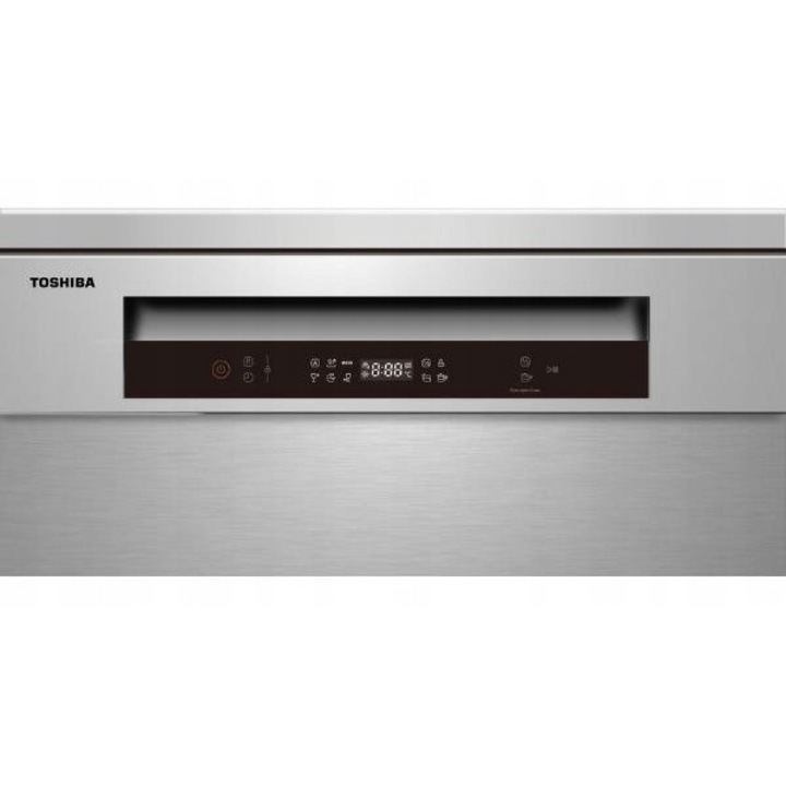 Съдомиялна машина TOSHIBA DW-10F2EE(S)-PL, 10 комплекта, 47 dB, сребриста, 45x85x60см