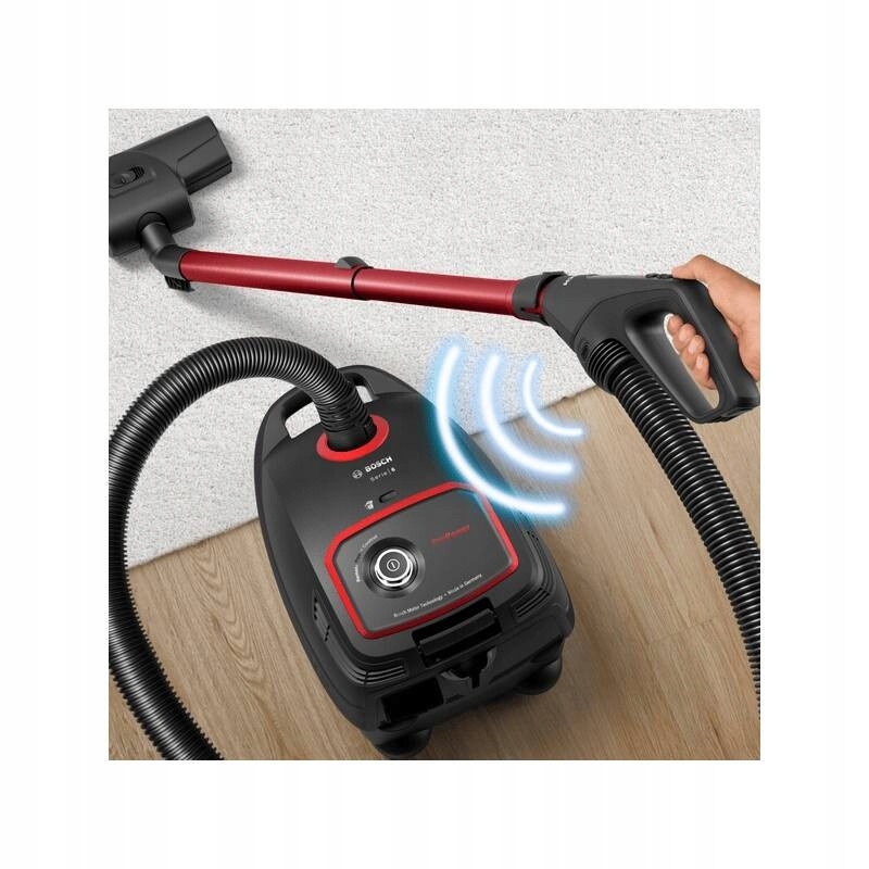 Aspirator, Bosch, ProPower BGL6POW2, 850W, filtru HEPA, negru, set cu 8 saci, 4L