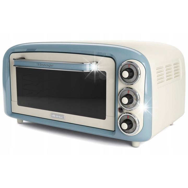 Електрическа фурна Ariete Vintage 979, 1380W, 18L, синя