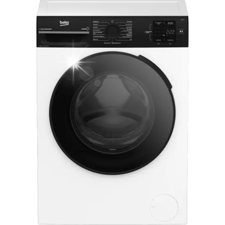Пералня Beko b100 Slim 6кг 1200 об/мин 74 dB черно-бяла 41,8x60x84,5см
