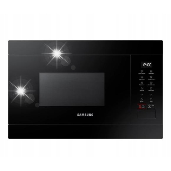 Cuptor cu microunde incorporabil Samsung 22L 850W negru 51,7x29,7x44,4cm