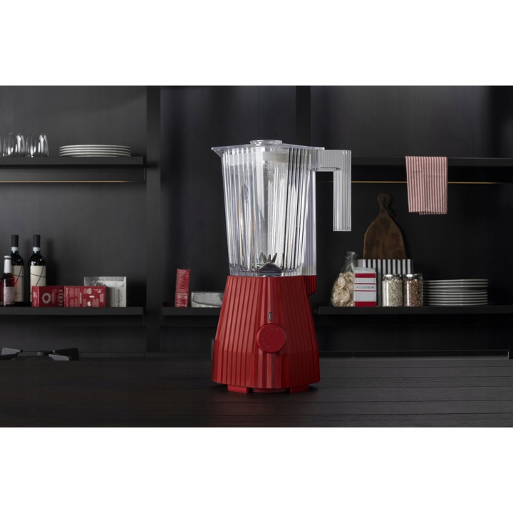 Блендер Alessi Plisse, 700W, 1,5L, червен