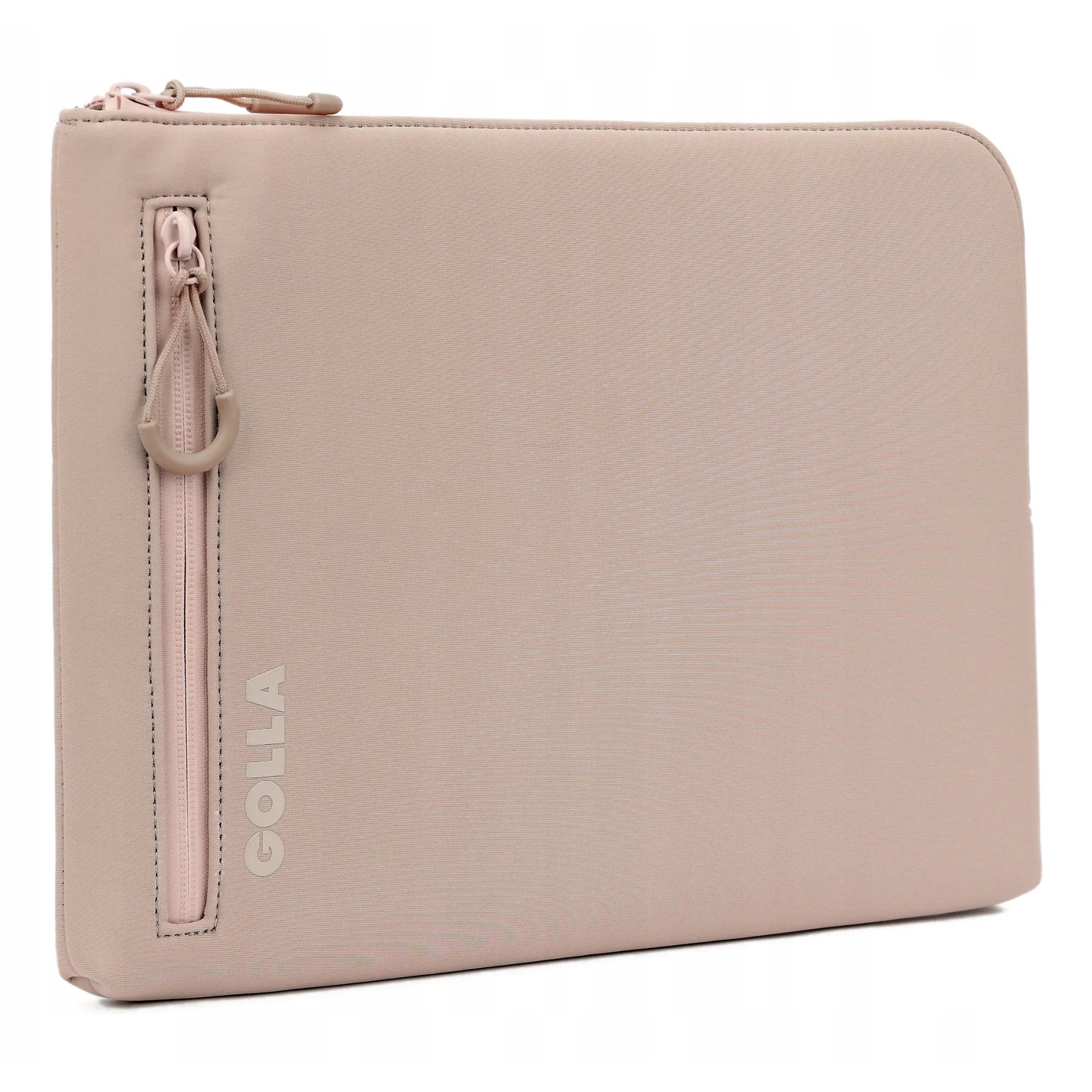 Geanta laptop Golla Sleeve Metro, etui neopren 15", crem, 2 compartimente