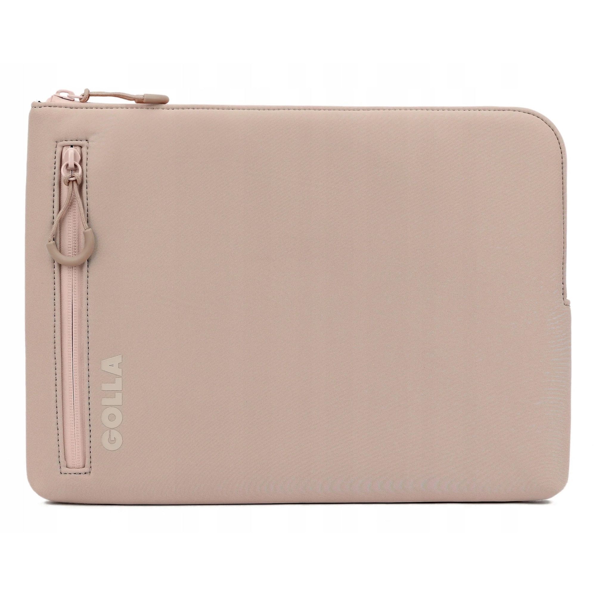 Geanta laptop Golla Sleeve Metro, etui neopren 15", crem, 2 compartimente