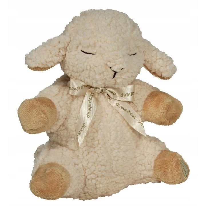 Плюшена овчица с мелодии Cloud b Sleep Sheep On The Go, 4 звука, малък размер, за пътуване