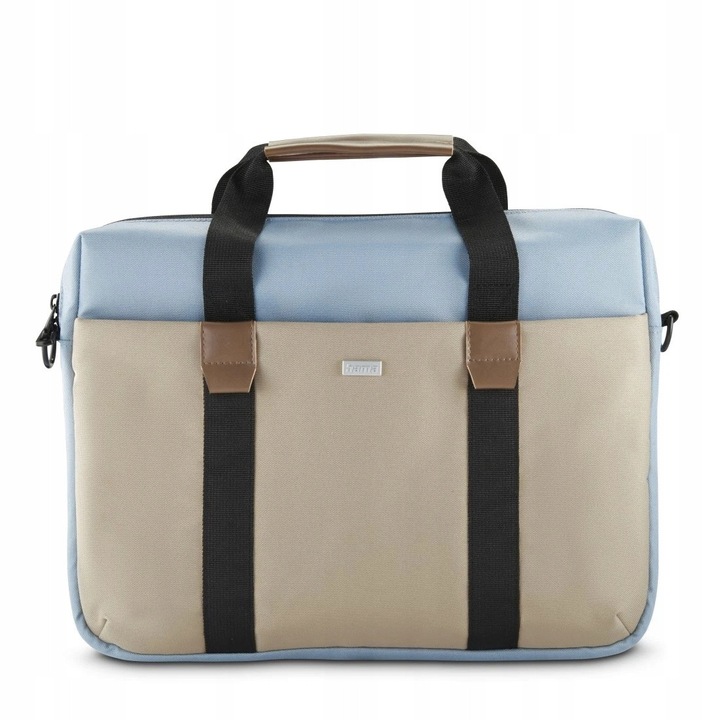 Geanta laptop Hama Silvan 13.3-14.1, albastra, reciclabila, 39x30x5cm