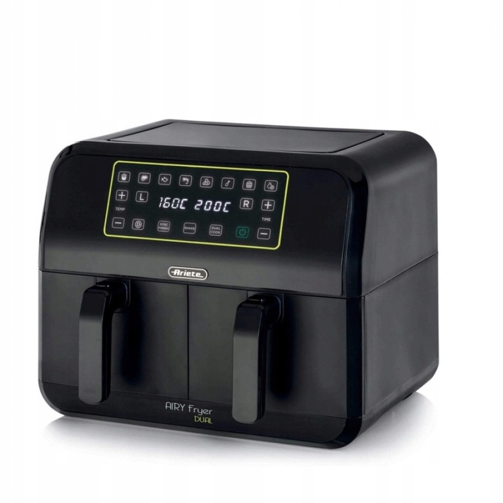 Фритюрник Ariete Dual 4623/00, 2x4л, 1700W, черен, 38x35x30см