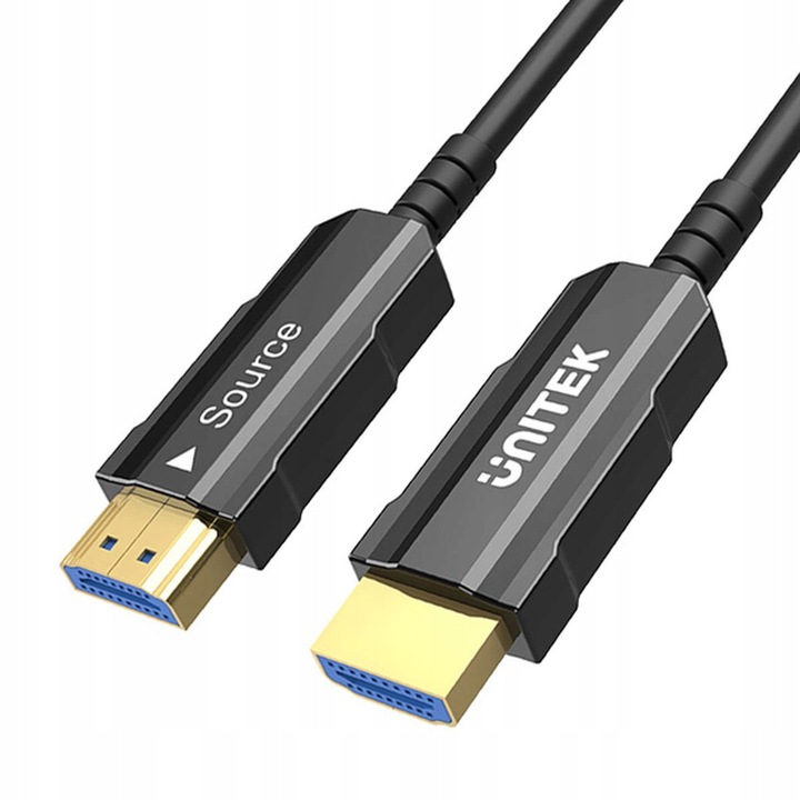 Cabluri HDMI 2.0 Unitek 4K 60Hz 7m, оптичен кабел, поддръжка на 3D, аудио 7.1