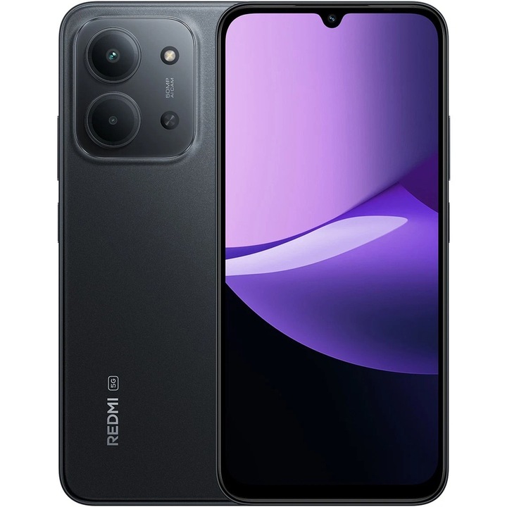 Мобилен телефон Xiaomi Redmi 15C, 4GB RAM, 128GB, 5G, Midnight Black