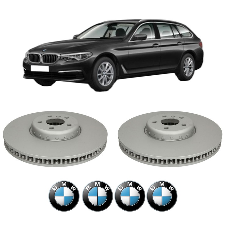 Set 2 discuri frana Fata BMW Seria 5 Touring Van (G31) din 2017, KW 235 CP 320 CMC 2993, Auto, Bosch, 4 Stickere auto cu BMW Seria