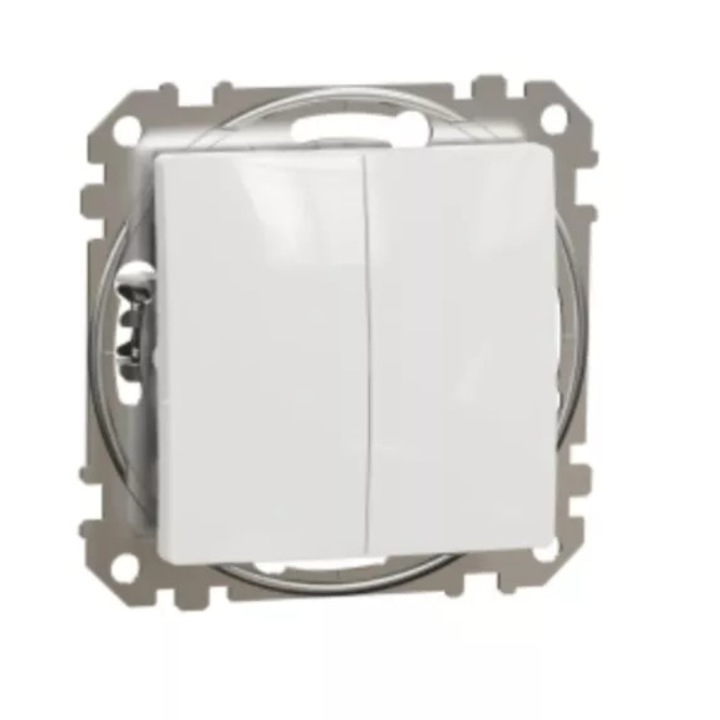 Adaptor Schneider Sedna Design, 10AX, alb