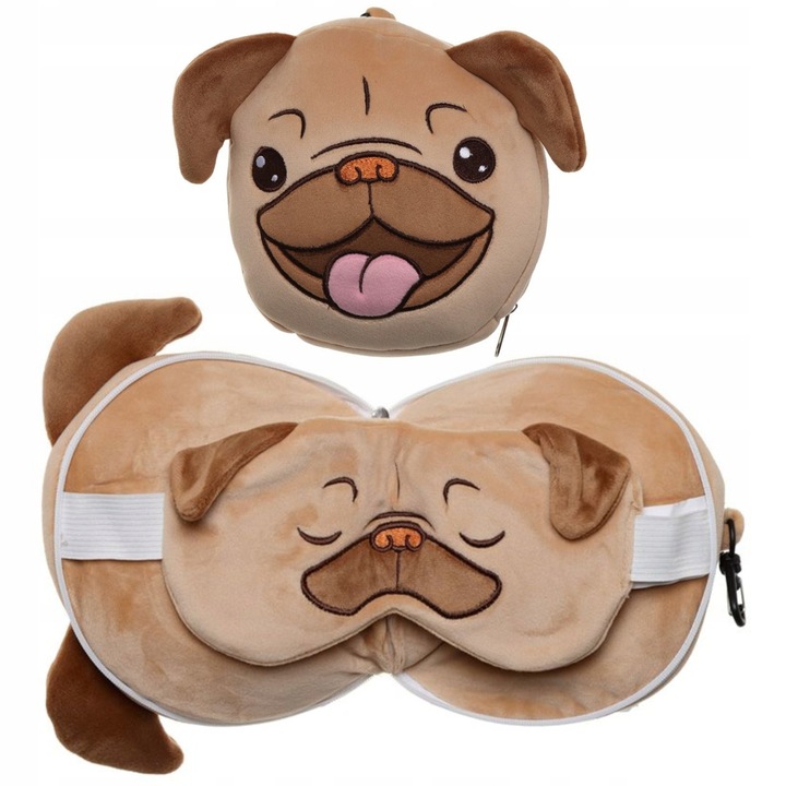 Set Accesorii de Voiaj Puckator, perna si amsca de ochi