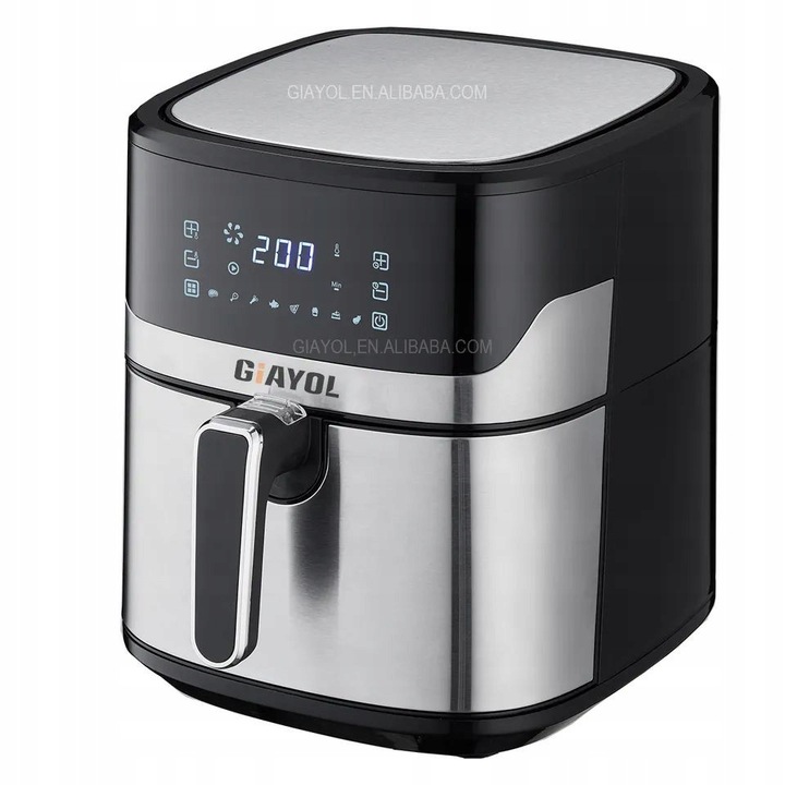 Friteuza fara ulei Ariete 4628, 6.5l, 1600W, argintiu, 28.5x36.5x33.5cm