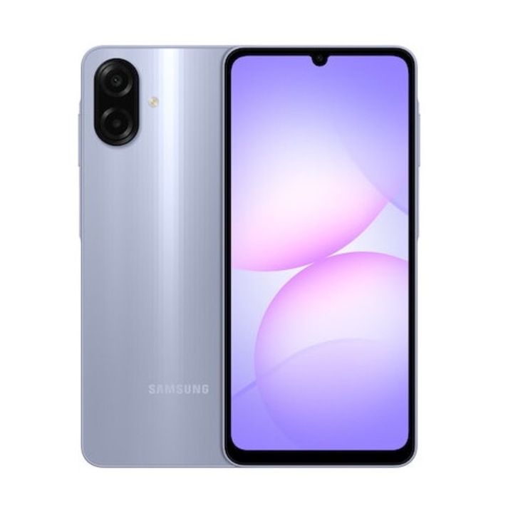 Samsung Galaxy A07 mobiltelefon, Dual SIM, 128GB, 6GB RAM, 4G, lila