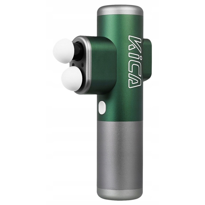 Професионален масажен апарат, FeiyuTech, KiCA 3, 2 подвижни глави, зелен, 97,4x46x182,8мм