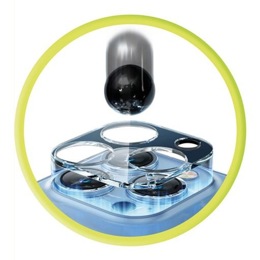Folie sticla camera foto Mobile Origin Easy Lens compatibila cu iPhone 17, Transparent