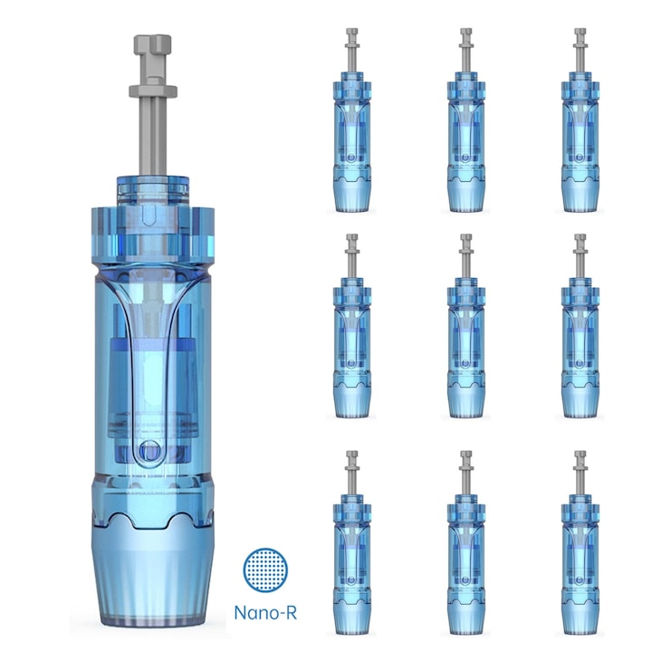 Картриджи за Dr Pen Nano, Комплект 10 стерилни броя, Съвместими с Dermapen M8S / A8S / A9 / A11