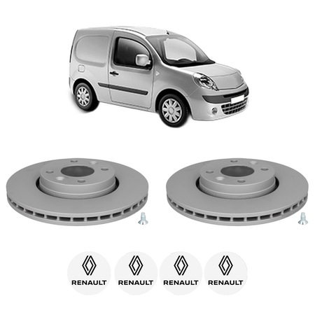 Set 2 discuri frana Fata RENAULT KANGOO Express (FW0/1_) din 2010