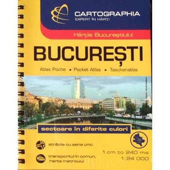 Atlas rutier Bucuresti de buzunar Atlas rutier Bucuresti de buzunar