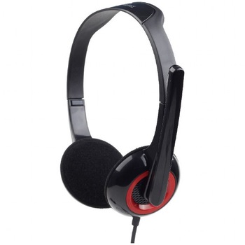 Casti cu microfon Gembird MHS-002, Negru Casti cu microfon Gembird MHS-002, Negru