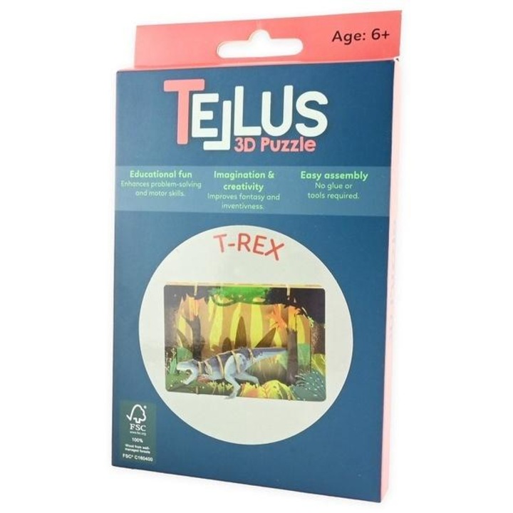 Teatru 3D din lemn, Robe, T-Rex, set, decorativ