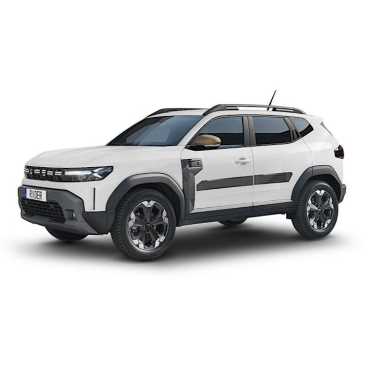 idealSTORE Ajtóvédő Díszléc Szett, Kompatibilis Dacia Duster 3 2024 ->, Védelem más autók ajtói által okozott ütések és karcolások ellen, Méretek: A = 60, 5 cm, B = 84, 9 cm, C = 12, 4 cm