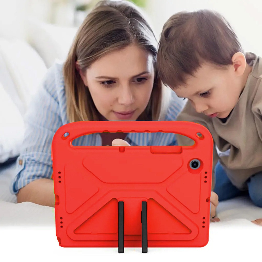 Husa tablete Strado FunColor pentru Samsung Galaxy Tab A9 8.7, rosie, cu suport, din spuma EVA