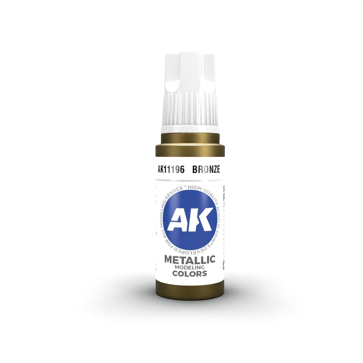 Festék AK11196 Bronze 3Gen Acrylics, AK Interactive, 17 ml