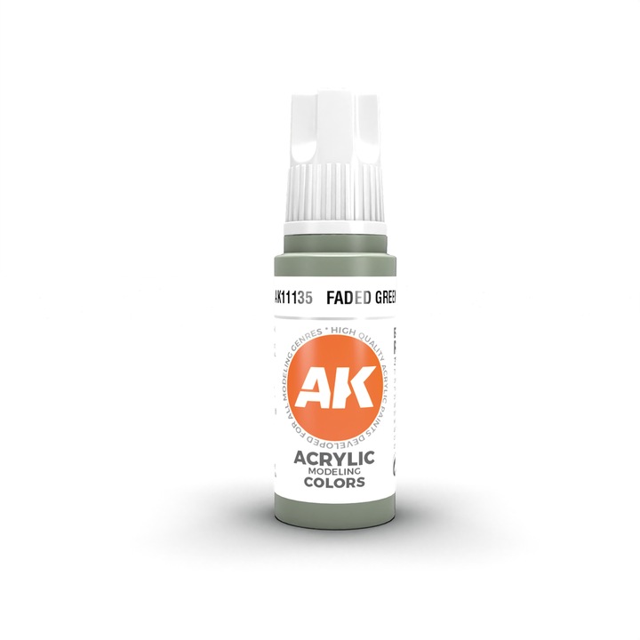 AK11135 Fakó zöld 3Gen Akrilfesték, AK Interactive, 17 ml