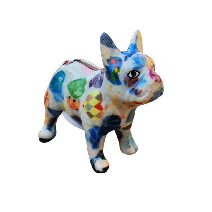 Pușculiță bulldog ceramic 13x11cm Centercasa