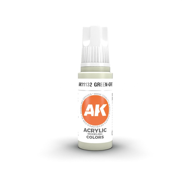 Festék AK11132 Zöldesszürke 3. Generációs Akrilfesték, AK Interactive, 17 ml
