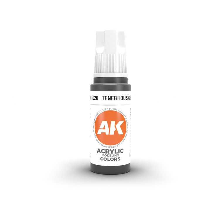 Festék AK11026 Homályos Szürke 3Gen Akrilfesték, AK Interactive, 17 ml
