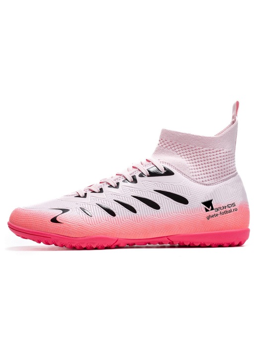 Ghete de fotbal MBrands, 8.8 cu glezna pentru teren sintetic, Roz