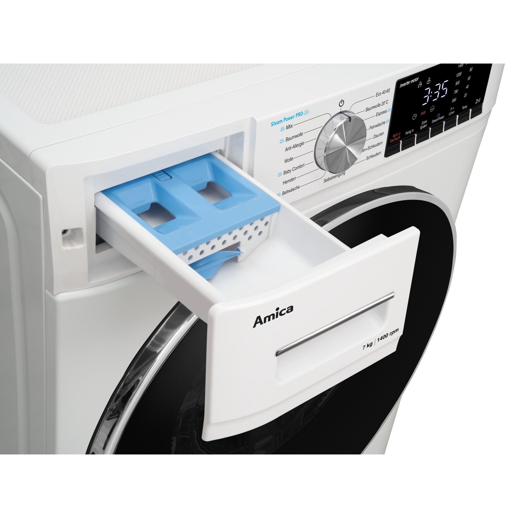Masina de spalat rufe Amica WA474084, 7 kg, 1400 rpm