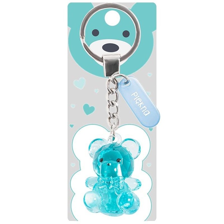 Breloc cu forma de urs, Be-Happy Gifts, colorat, set