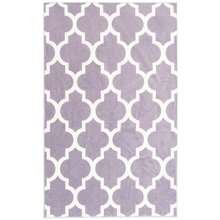 Кръгъл килим НОВО, Strado, многоцветен, 120x170 см, материал Кадифе