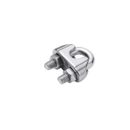 Set 2 Cleme Cablu Inox A2 Ø 6mm Rotunde cu Suruburi pentru Prindere ...