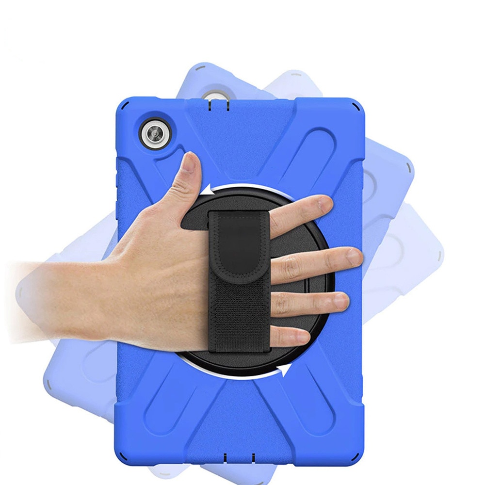 Husa tableta STRADO pentru Lenovo Tab M11 TB330FU, TPU si policarbonat, albastru, 10.95"