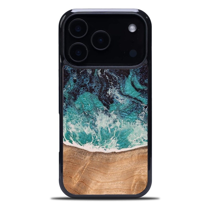 Калъф, Bewood Unique за iPhone 17 Pro, Синьо-Кафяви