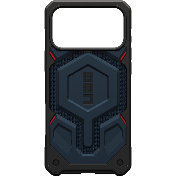 Калъф, Urban Armor Gear UAG Monarch Pro Mag Magnet за iPhone 17 Pro Max, Тъмносиньо С Кевлар