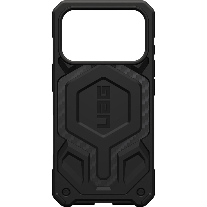 Калъф, Urban Armor Gear UAG Monarch Pro Mag Magnet за iPhone 17 Pro, Черно С Въглеродни Влакна