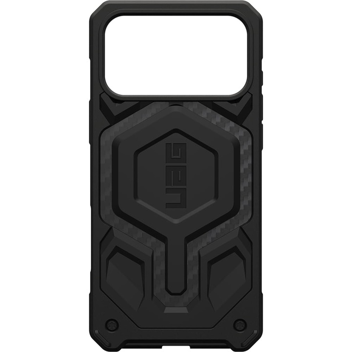 Калъф, Urban Armor Gear UAG Monarch Pro Mag Magnet за iPhone 17 Pro Max, Черно С Въглеродни Влакна
