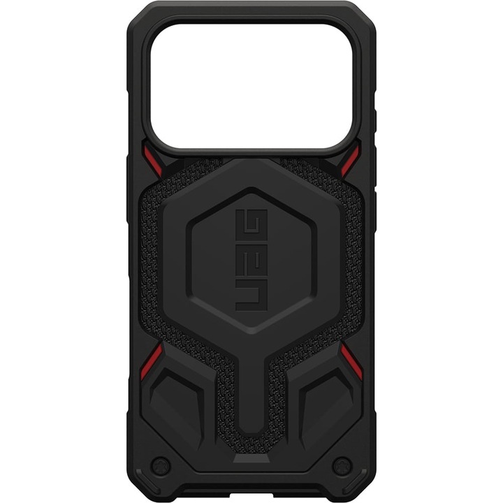 Калъф, Urban Armor Gear UAG Monarch Pro Mag Magnet за iPhone 17 Pro, Черно С Кевлар