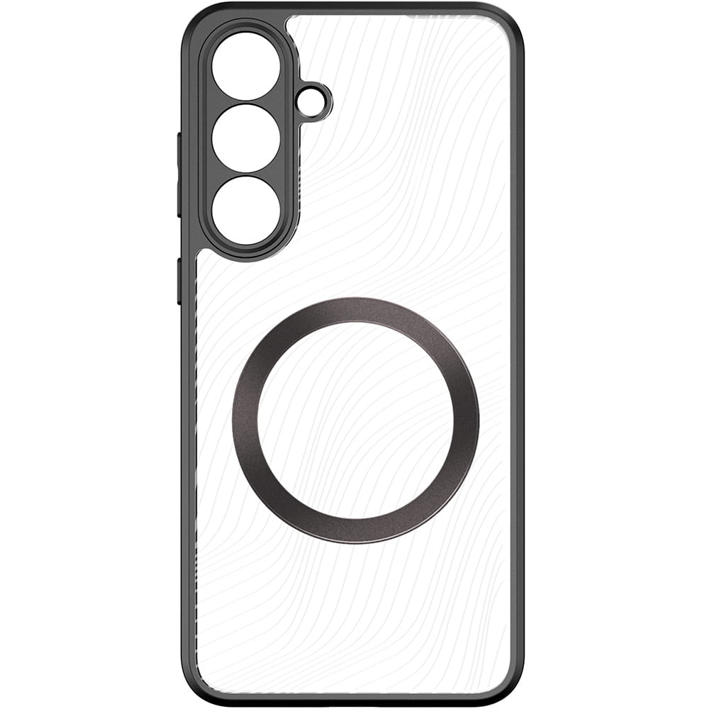 Husa, Dux Ducis Aimo Mag pentru Samsung Galaxy S25 FE, Transparente Cu Negru