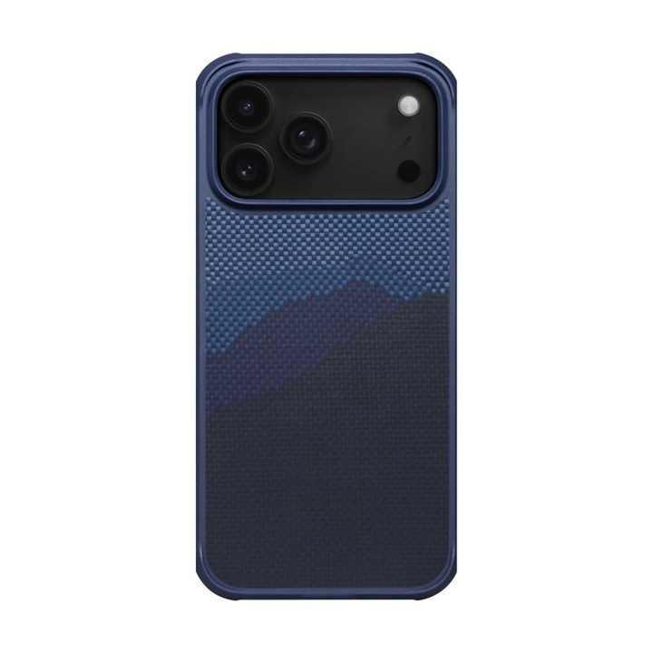 Калъф Pitaka Aramid ProGuard Over the Horizon, съвместим с iPhone 17 Pro Max, син